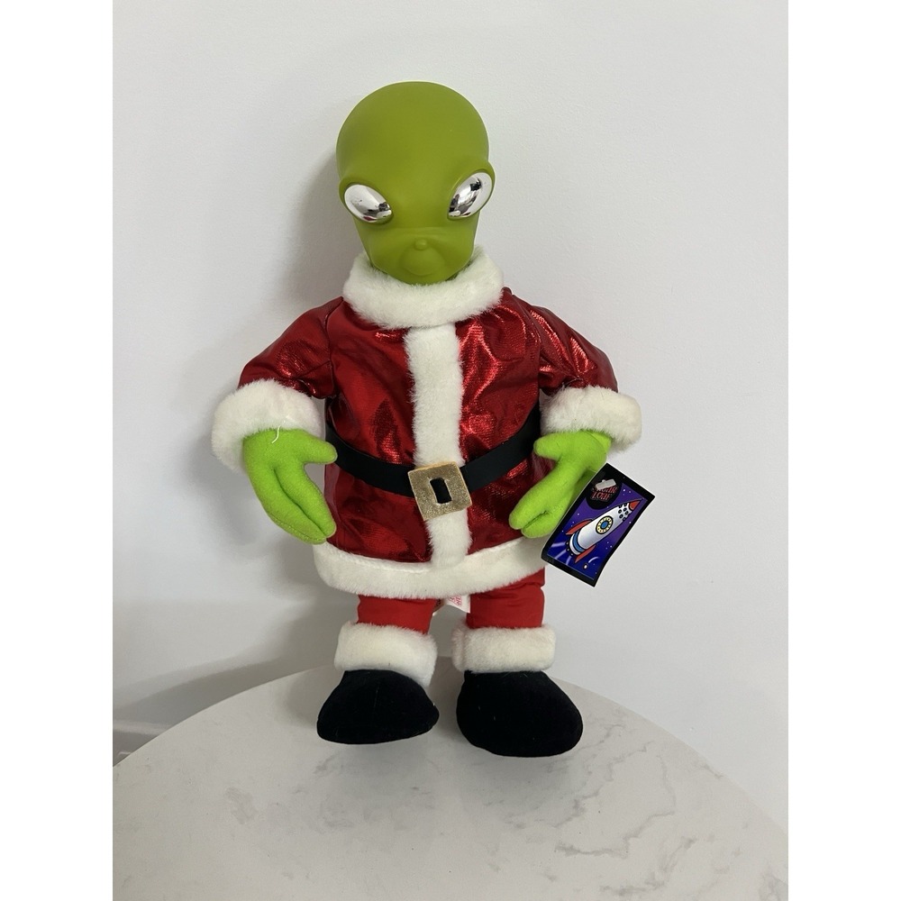 Sugar Loaf Alien Santa Suit Plush Christmas Area 51 Little Green Men ACMI UFO